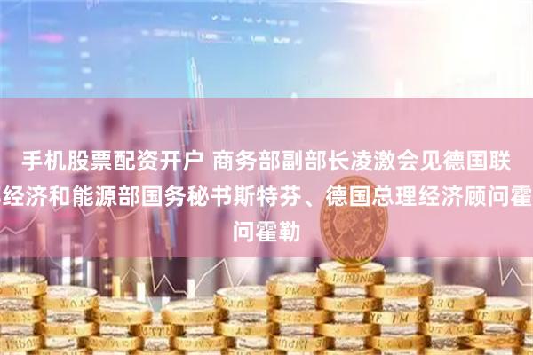 手机股票配资开户 商务部副部长凌激会见德国联邦经济和能源部国务秘书斯特芬、德国总理经济顾问霍勒